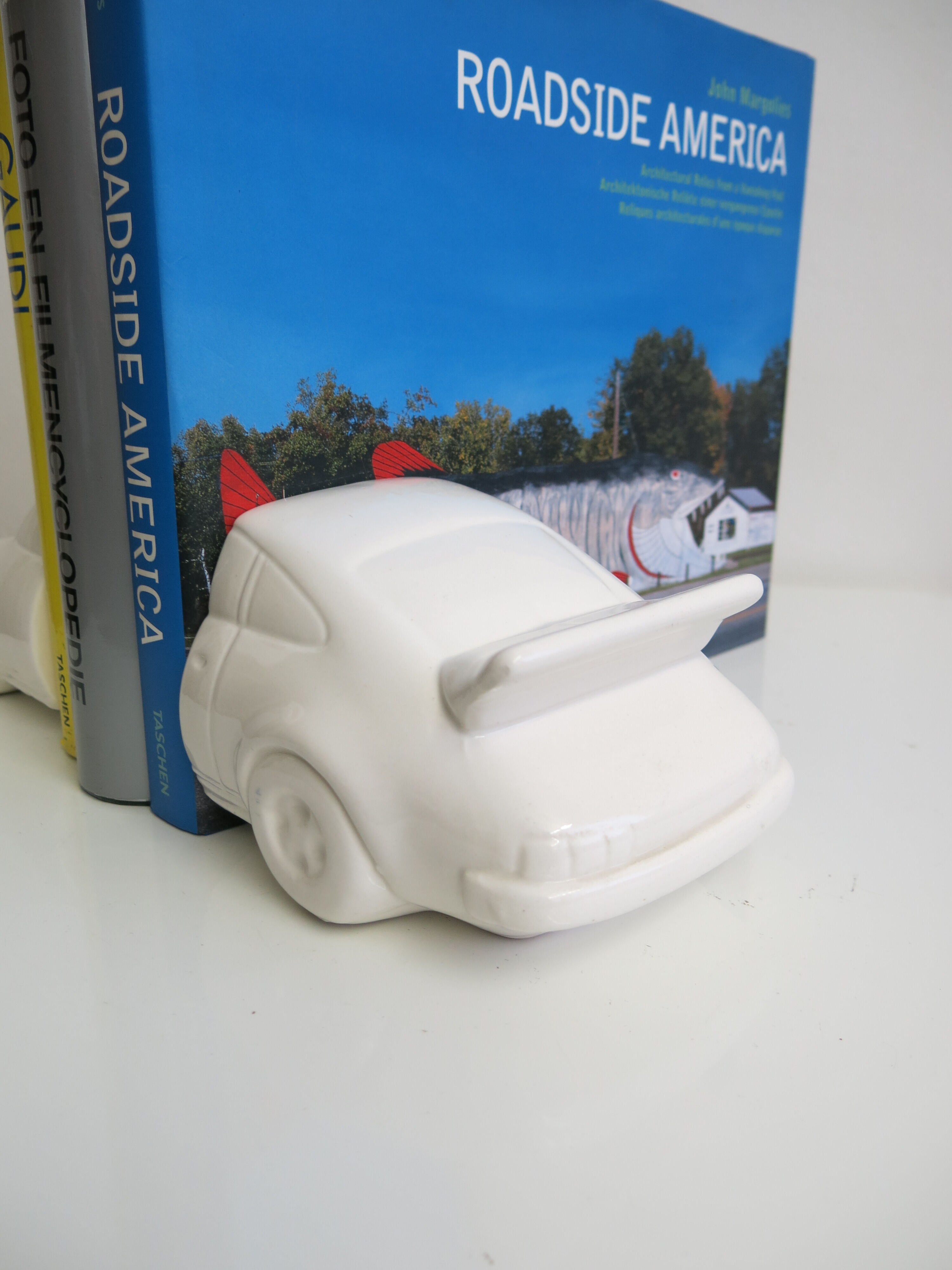 Pair of vintage Porsche 911 bookends
