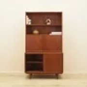 Teak bookcase with bar cabinet and secretary, Dammand & Rasmussen, Denmark, 1960s