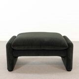 2-seater sofa & footstool maralunga by Vico Magistretti, Cassina