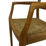 Vintage Niels Otto Moller Armchair Model 67 in Oak Danish Design
