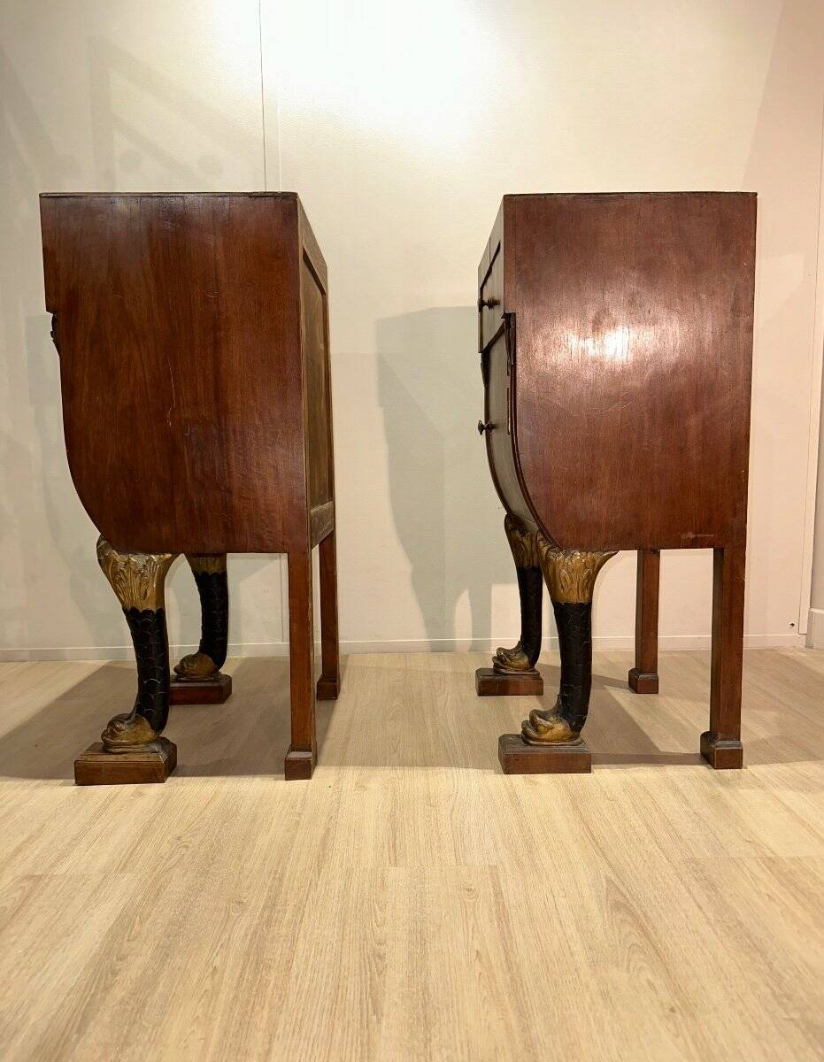 Pair of bedside cabinets