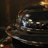 Lampe de table en céramique émaillée noire