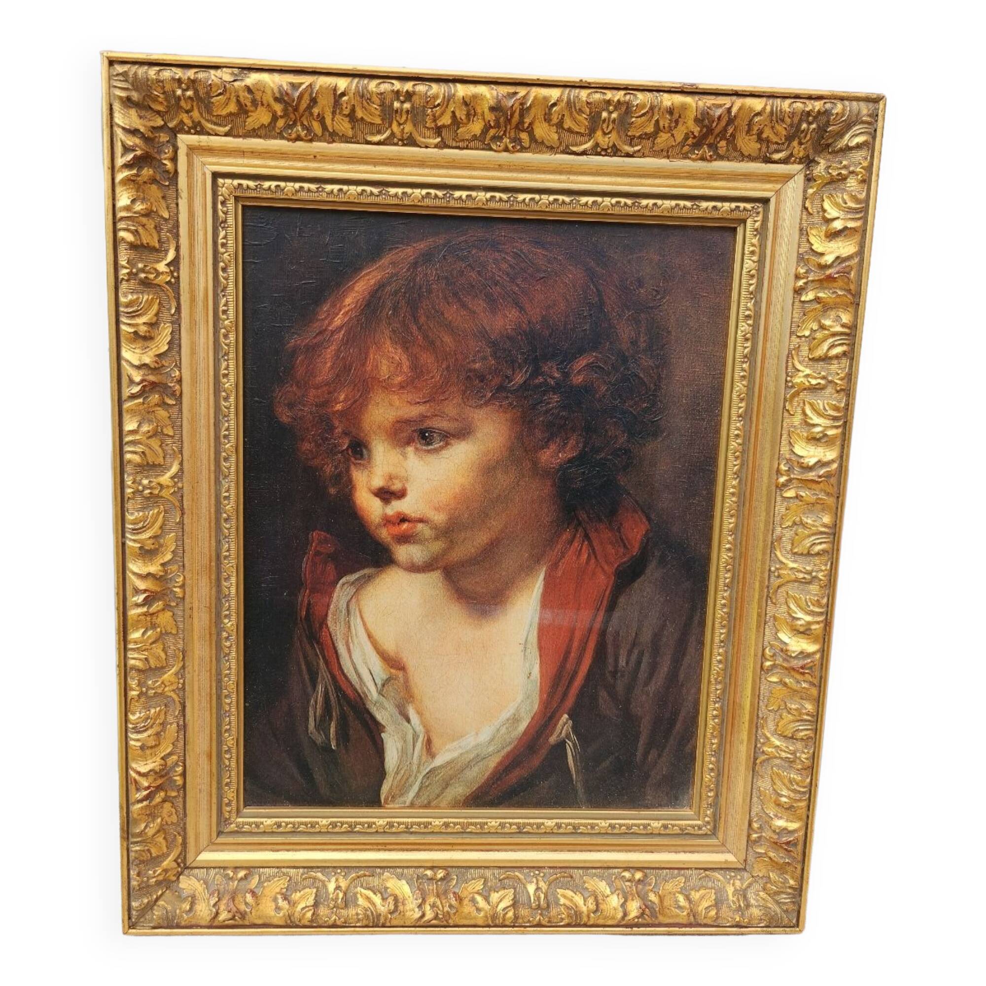 Painting the blond child Greuze