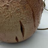 Ceramic lamp by Vallauris Fonck and Matéo lampshade of origin