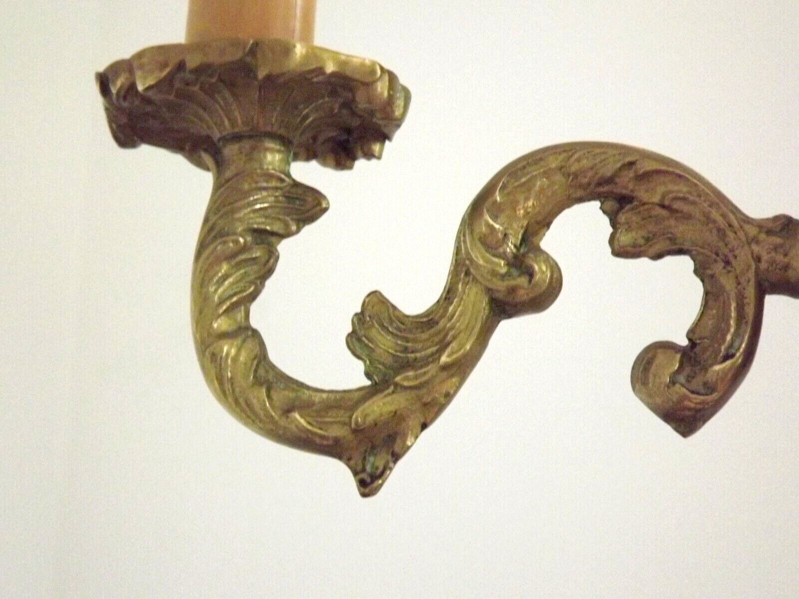 Bronze 3 light chandelier