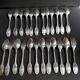 Box of 12 Alfenide table spoons and 12 table forks for Christofle