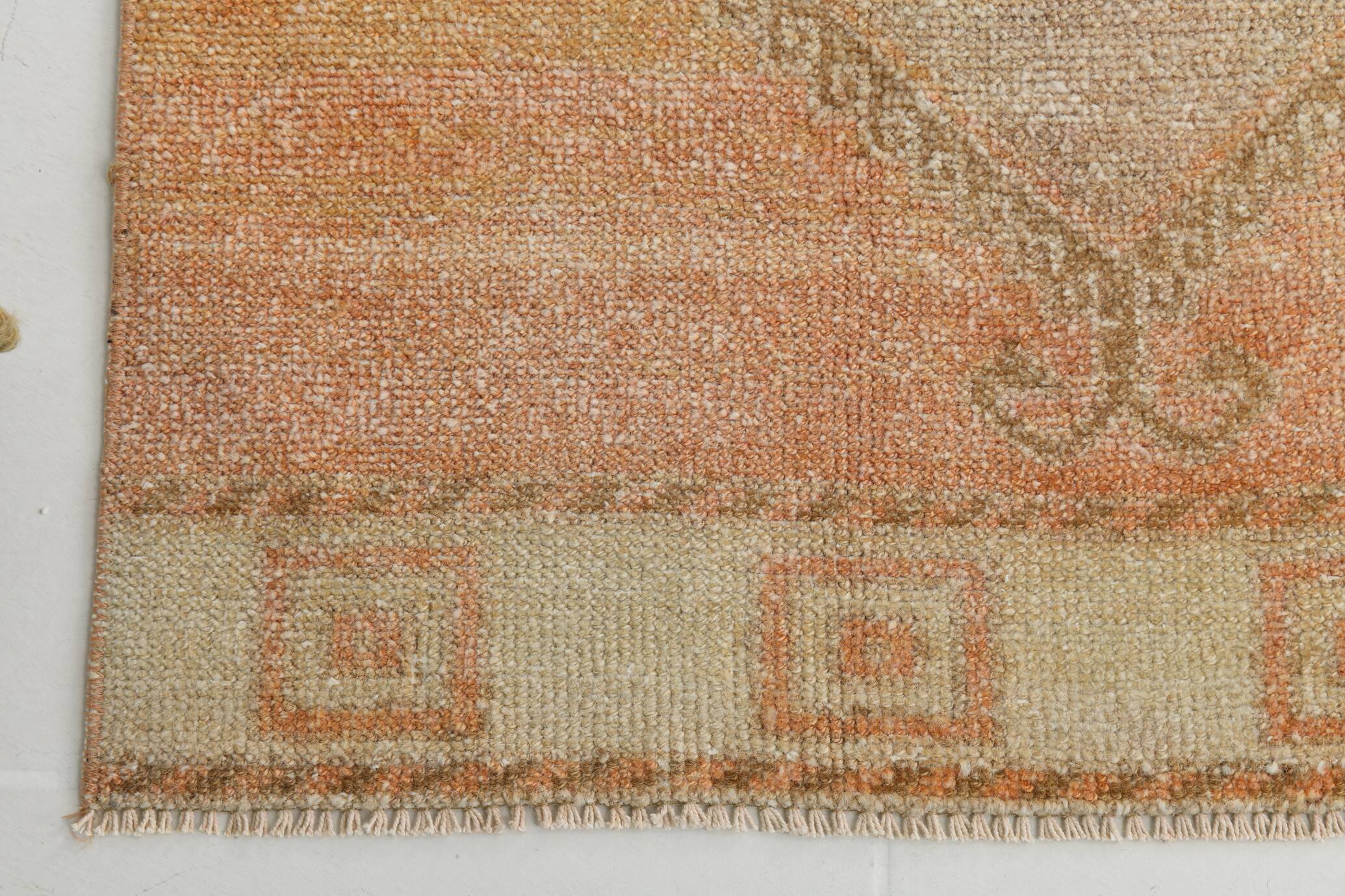 Vintage Runner Rug, 3x13 Long Faded Rug, Runner Rug, 84x398Cm