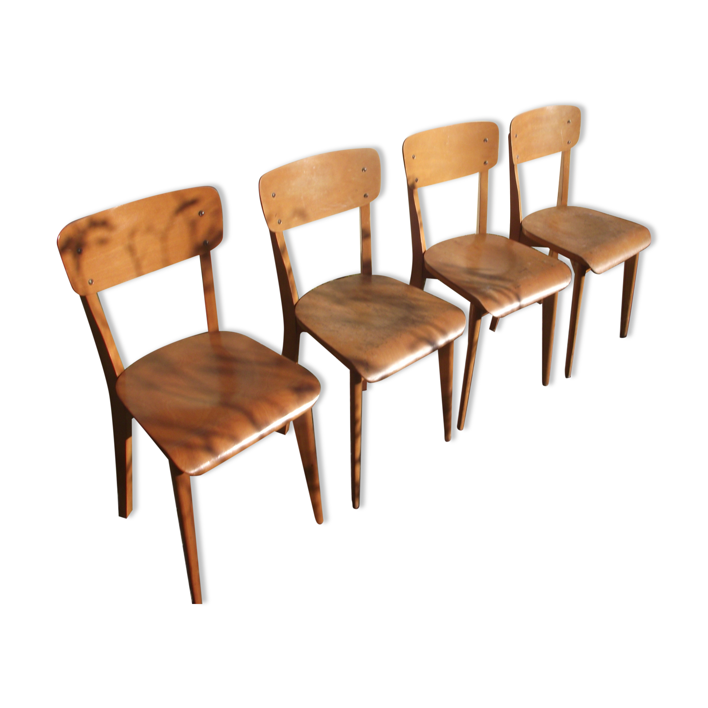 4 50s/60s bistro chairs