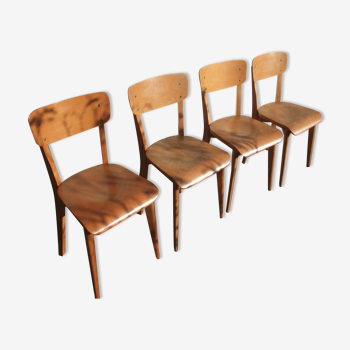 4 50s/60s bistro chairs