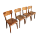 4 50s/60s bistro chairs