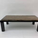 Mid-century Hollywood Regency granite Coffee Table By Fedam Design Belgium