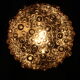 1980s Chrome and Glass Pendant Lamp, Germany