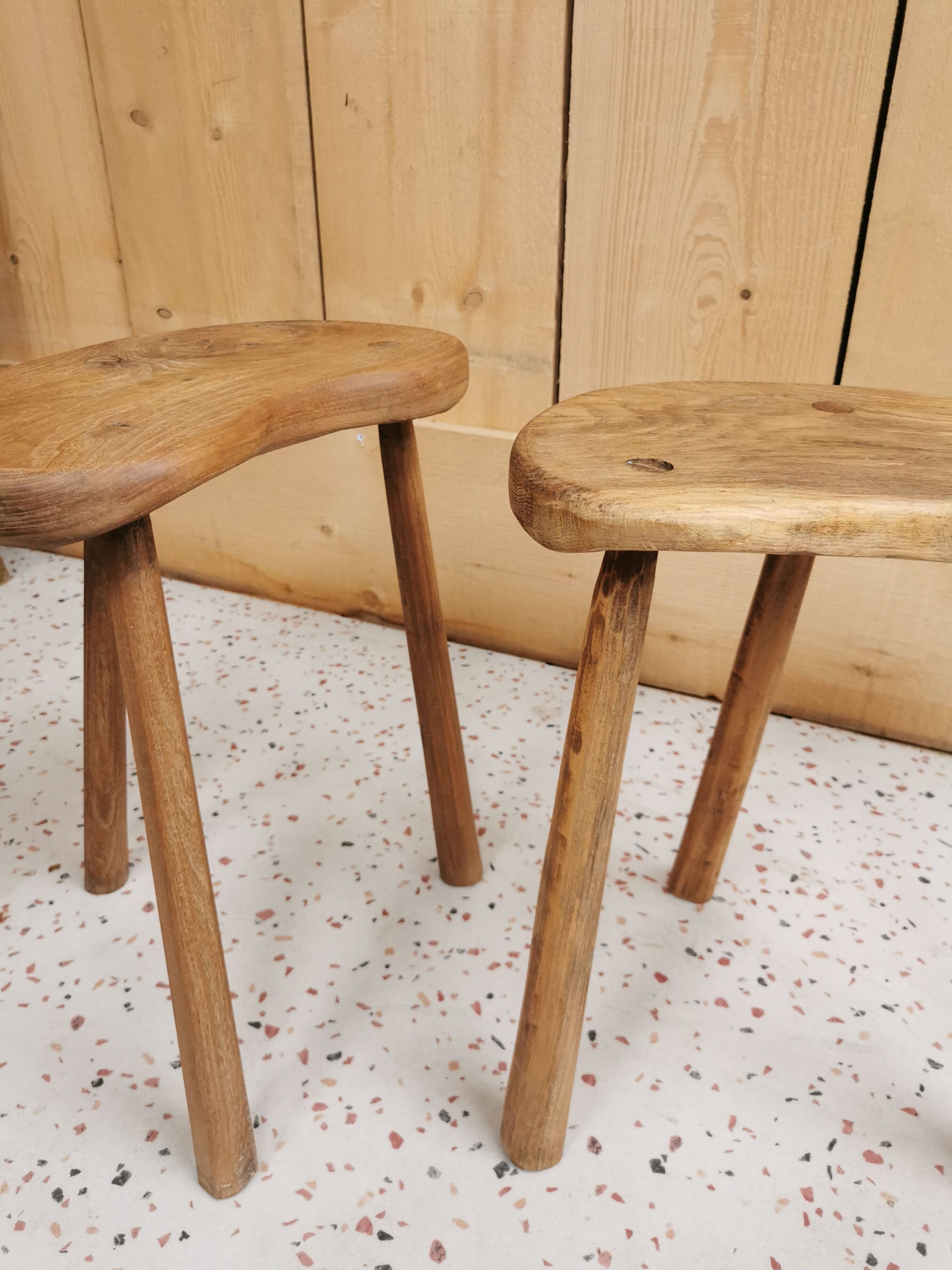 Brutalist stools