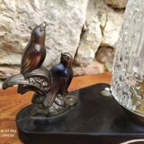 Art deco bird lamp