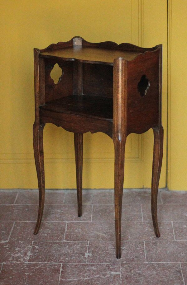 Table de chevet , table de nuit bois, meuble d'appoint, meuble ancien
