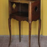 Bedside table, nightstand wood, accent furniture, antique furniture