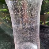 Biot pink bubble vase