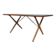 Hans Wegner, AT-303 Sawbuck vintage 1950s Danish dining table