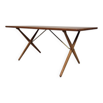 Hans Wegner, AT-303 Sawbuck vintage 1950s Danish dining table