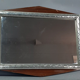 Art-deco mirror frame wood silver stucco 61x43 cm SB