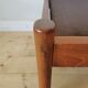 Pair of Dyrlund leather footrest 60s leather
