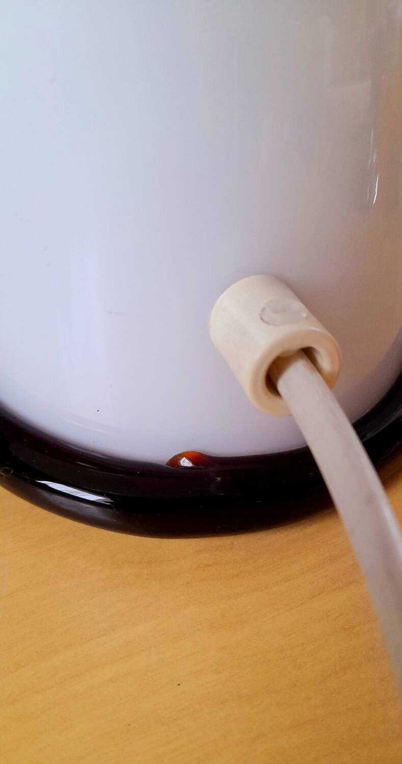 Murano glass mushroom lamp 1980.