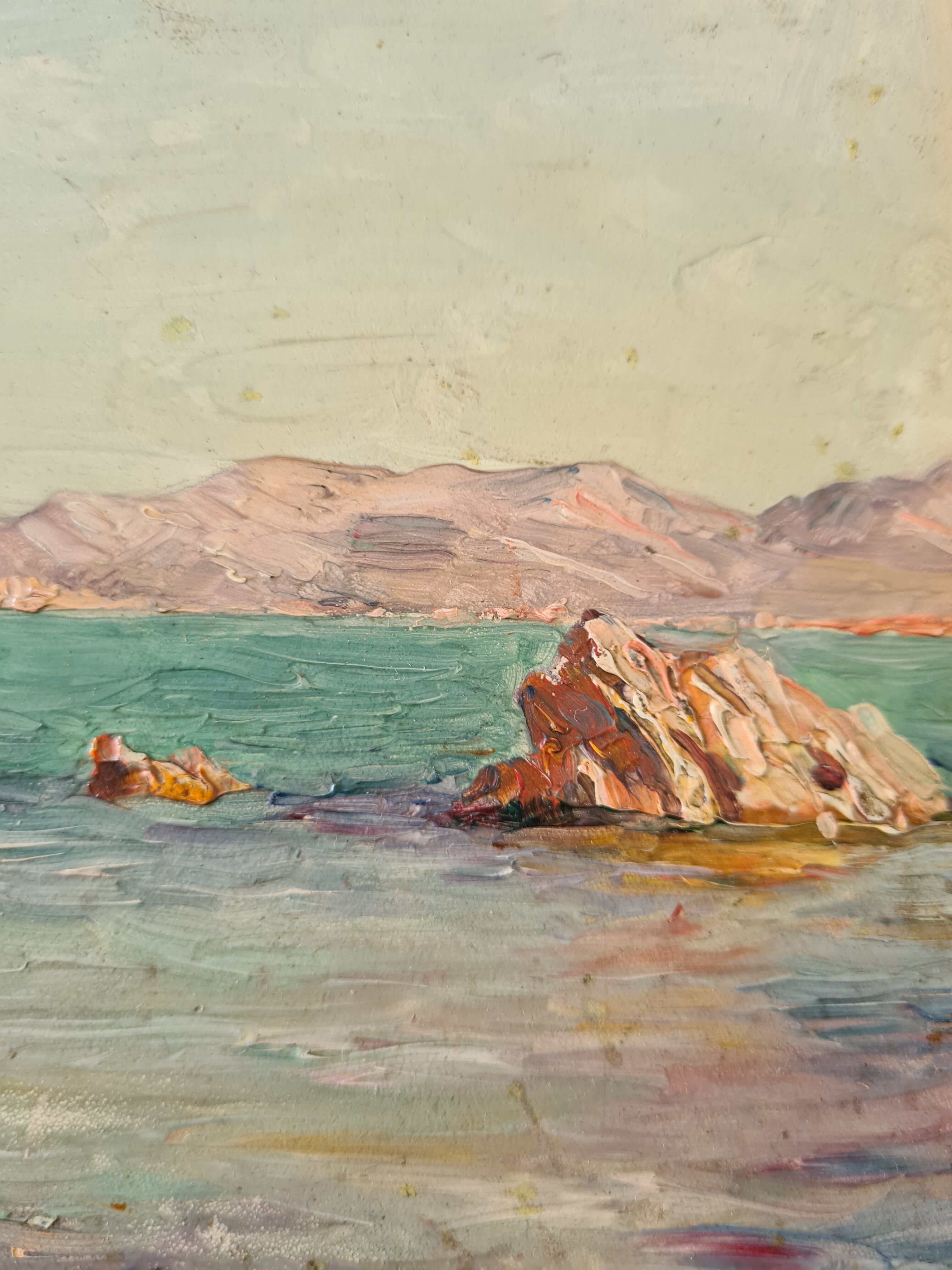 The Mediterranean Coast - oil XIX°