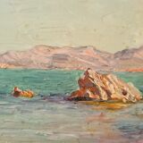 The Mediterranean Coast - oil XIX°