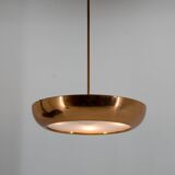 Bauhaus / Functionalist Copper Chandelier UFO, 1930s