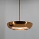 Lustre Bauhaus / Fonctionnaliste en Cuivre UFO, années 1930