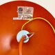 Vintage Ikea Väster Orange Space Age Pendant Lamp 1990 - Knut Hagberg Design