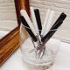 Set 10 cocktail forks 60s