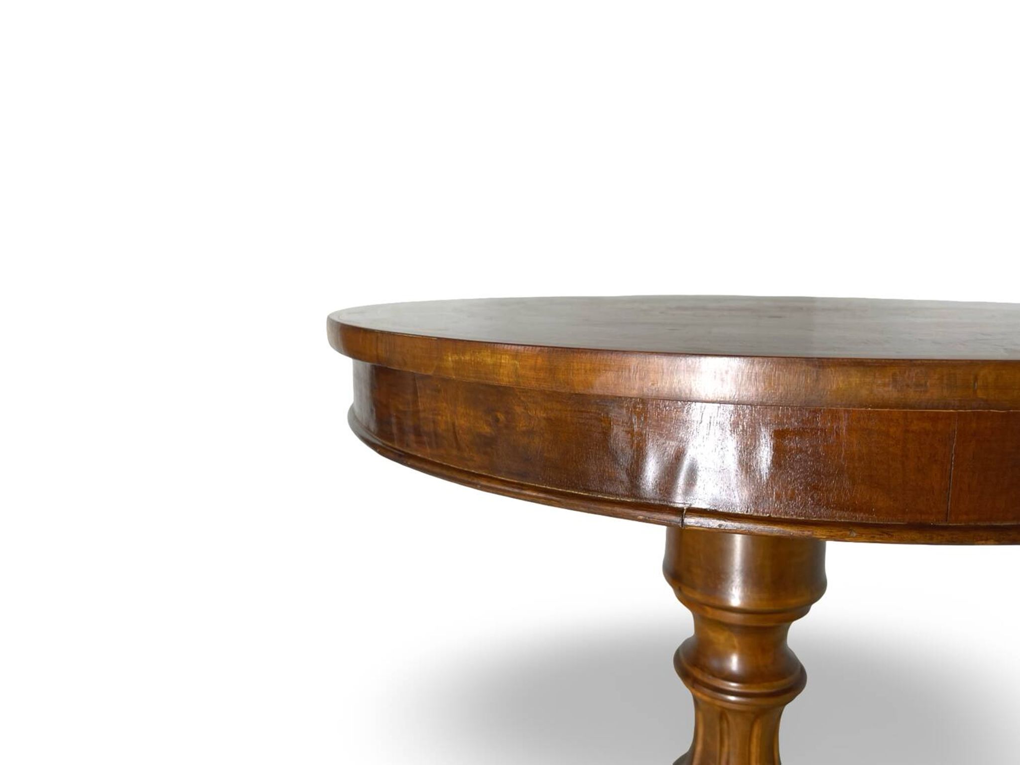 an antique Italian Sorrento occasional table top, from the 19th