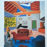 David HOCKNEY (1937) Original Vintage Poster Palais des Beaux Arts, Brussels, 1992
