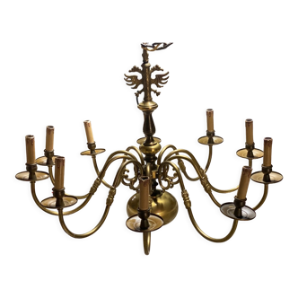 Dutch chandelier double-headed eagle