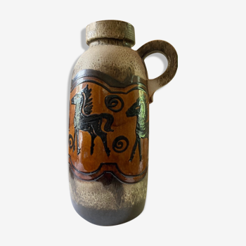 Ceramic pitcher west germany