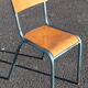 Set of school chairs by Mullca