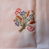 Nappe ancienne & ses 6 serviettes de table