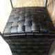 Pair of designer black chairs