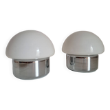 Pair of vintage bedside lamps