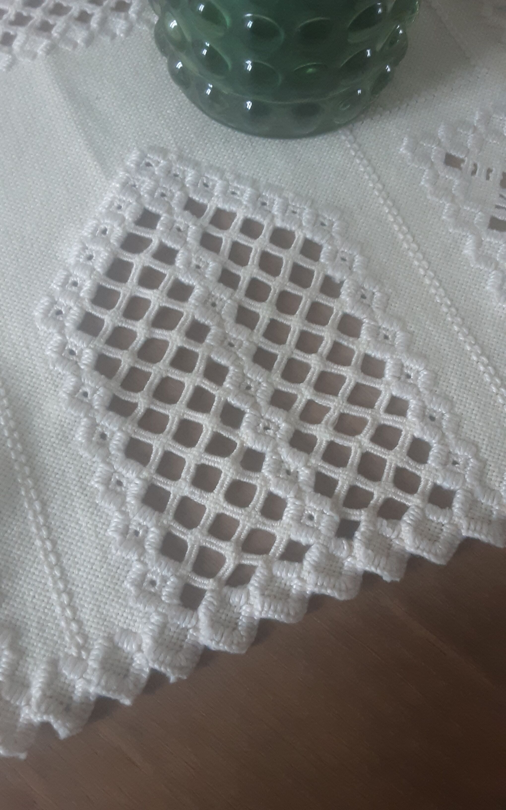 Thick old cotton placemat