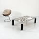 Table basse postmoderne en marbre Calacatta Violetta, 1980