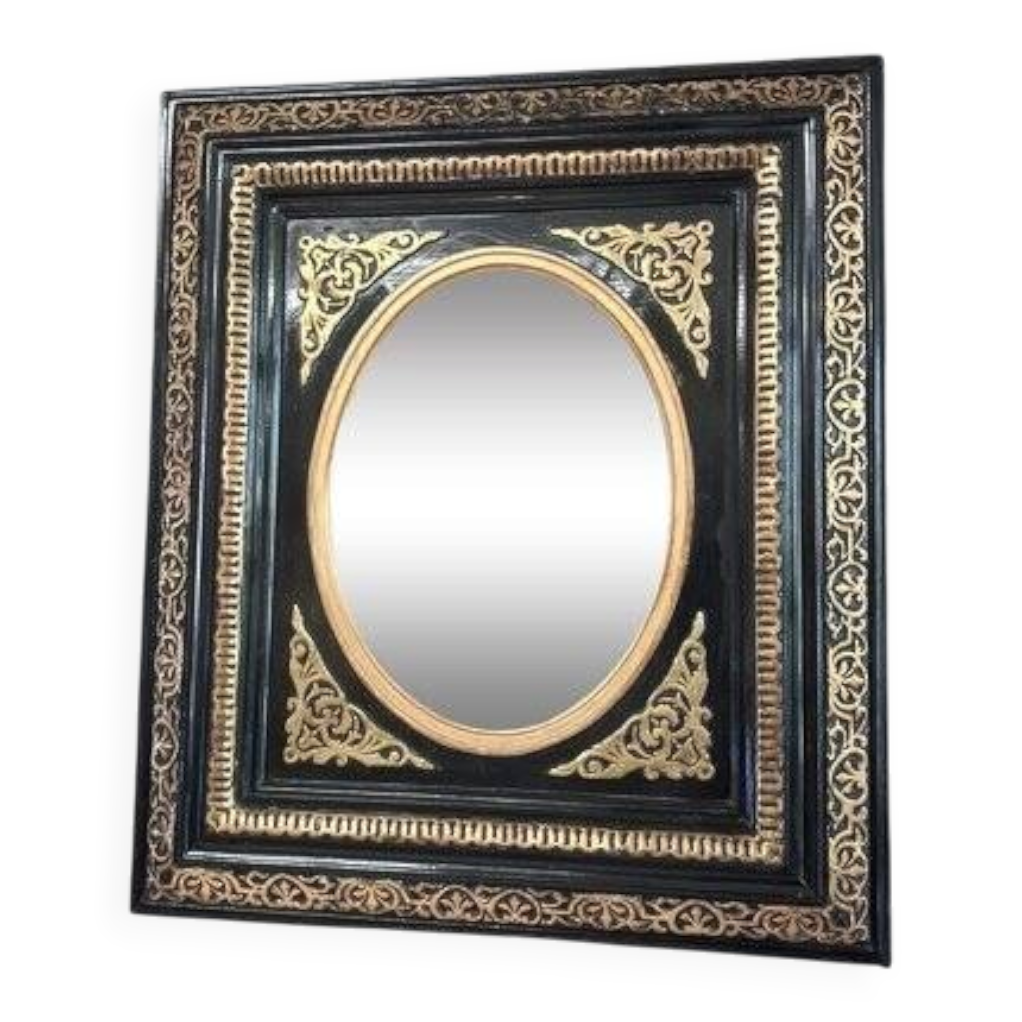 Mirror from the Napoléon III era 45 x 39