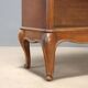 Open walnut library with balustrade - Italy 20th century
