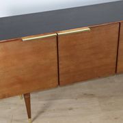Vintage teak and brass enfilade - 1970s