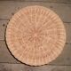 Ottoman stool in vintage rattan wicker