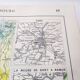 Vintage map of the Netherlands, Belgium, Luxembourg 43x43cm from 1950.