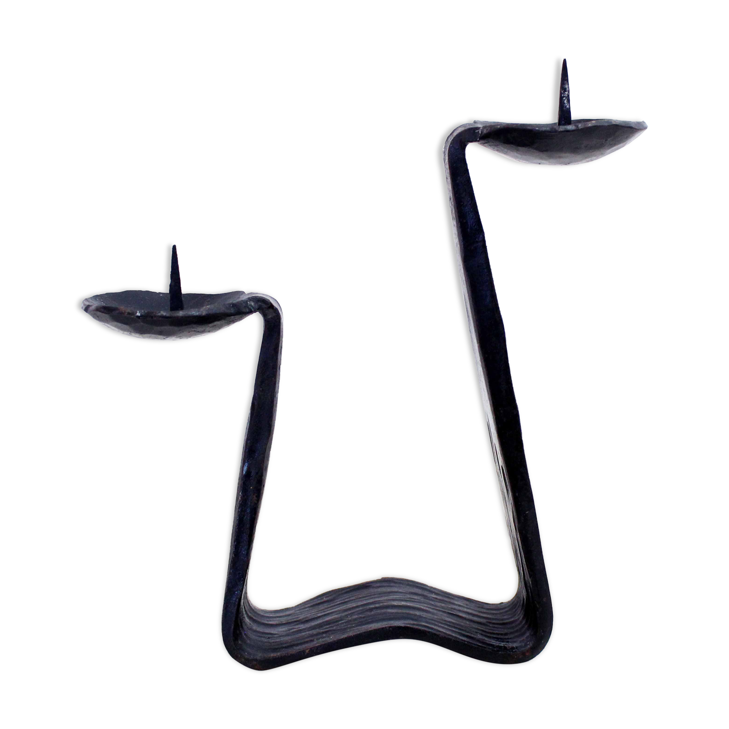 Candle holder pique double candle