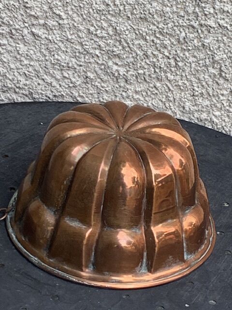 Copper kouglof cake mould