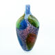 Very large murano blown glass vase. Italy, 80s